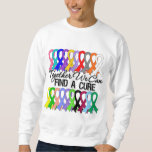 Together We Can Find a Cure Cancer Ribbons Sweatshirt