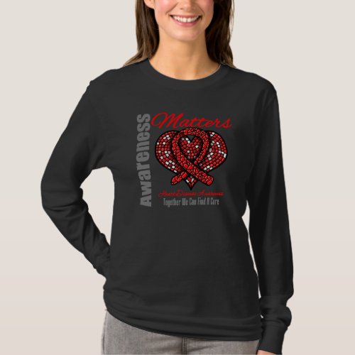 Together We Can Find A Cure Heart Disease T_Shirt