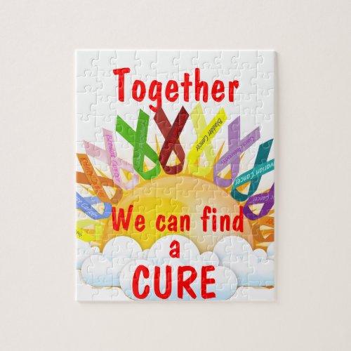 Together we can find a CURE Jigsaw Puzzle