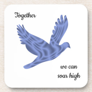 Together We Can Soar High Employee Appreciation Beverage Coaster