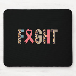 Together We Fight Breast Cancer Awareness Leopard  Mouse Pad