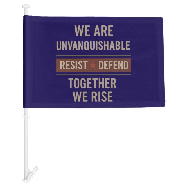 Together We Rise - Car Flag (Front)