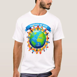 Together We Rise Diversity Unity T-Shirt
