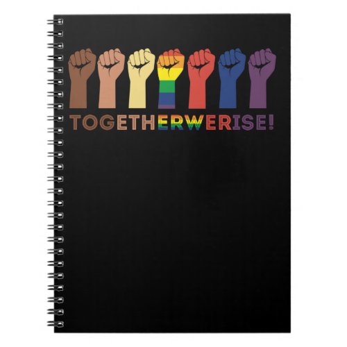 Together We Rise Equality Social Justice Notebook