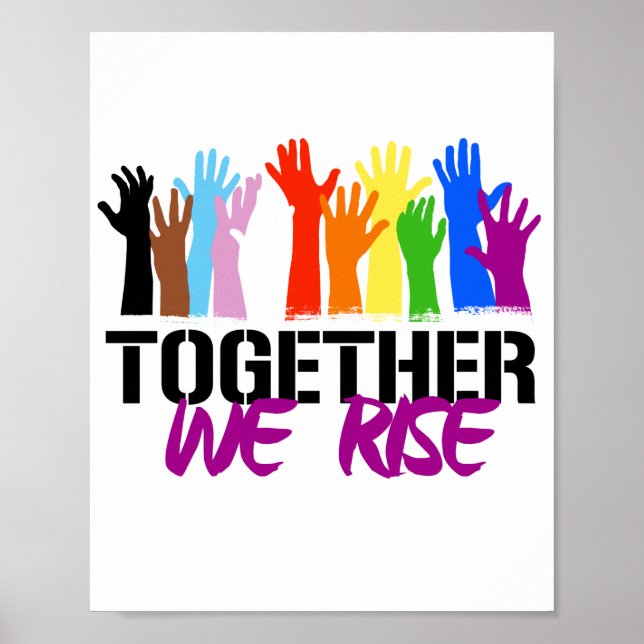 Together we Rise Poster (Front)