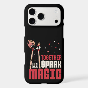 TOGETHER WE SPARK MAGIC MATCHES COUPLE iPhone 17 PRO MAX CASE