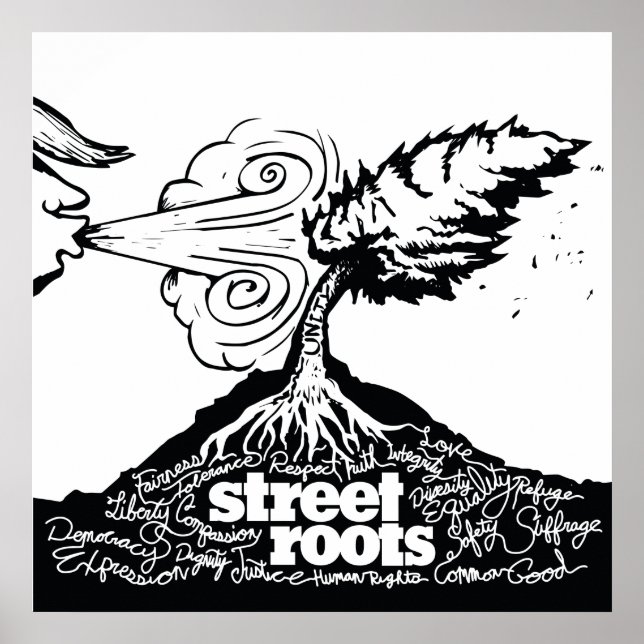 Together we will weather any storm - value paper poster (Front)