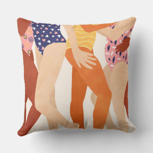 Togetherness in Color Throw Pillow