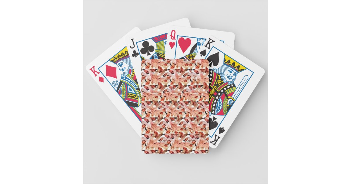 Togetherness stereogram bicycle playing cards | Zazzle.com