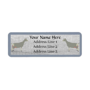 Toggenburg Dairy Goat Herd Return Address Label