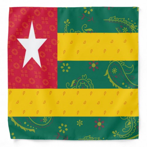 Togo Flag Bandana