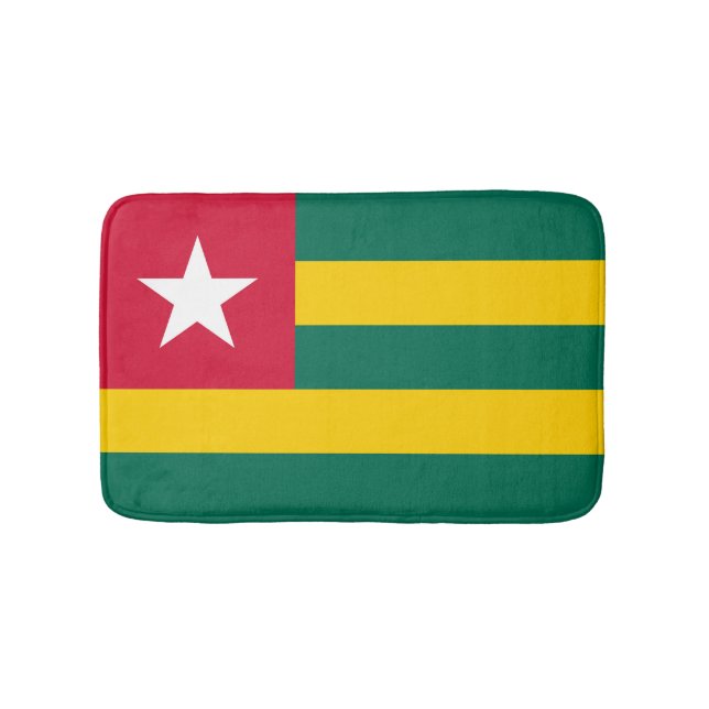 Togo flag bath mat (Front)