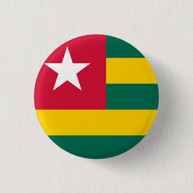 Togo Flag Button (Front)