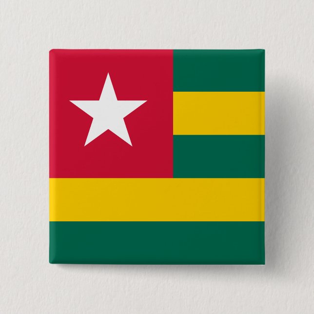 Togo Flag Button (Front)