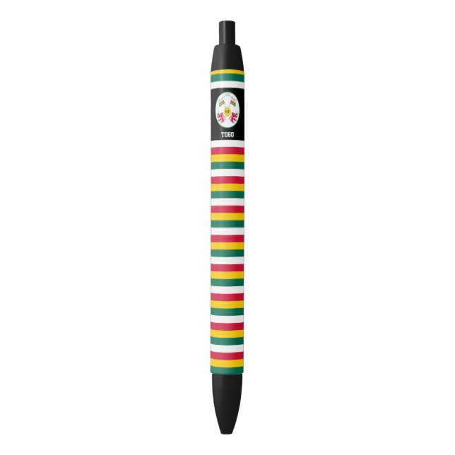 Togo Flag Cute Patriotic Pen (Front Vertical)