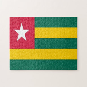 Magnet Aimant Frigo Ø38mm Drapeau Flag Echarpe Maillot Afrique Togo TG Lomé 
