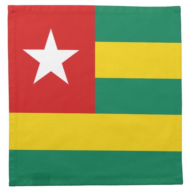 Togo Flag Napkin (Front)