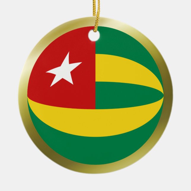 Togo Flag Ornament (Front)