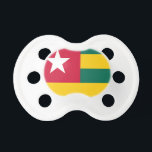 Togo flag pacifier<br><div class="desc">Togo flag</div>