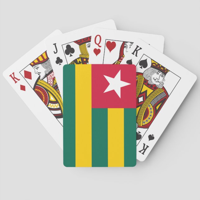 Togo Flag Poker Cards (Back)