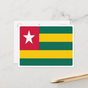 Togo - Flag - Postcard