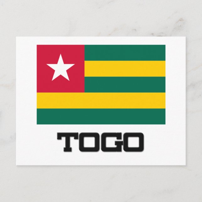 Togo Flag Postcard (Front)