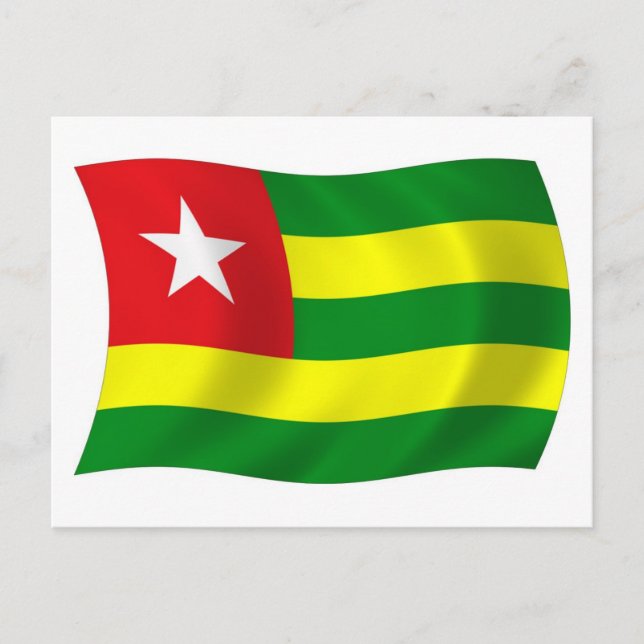 Togo Flag Postcard (Front)