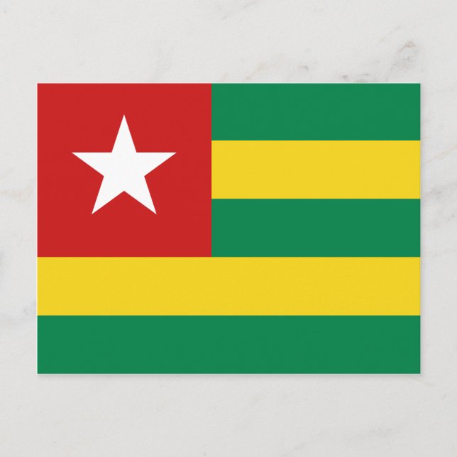 Togo Flag Postcard (Front)