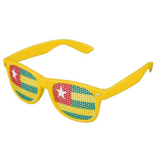 Togo Flag Retro Sunglasses