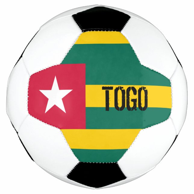 togo flag soccer ball (Front)