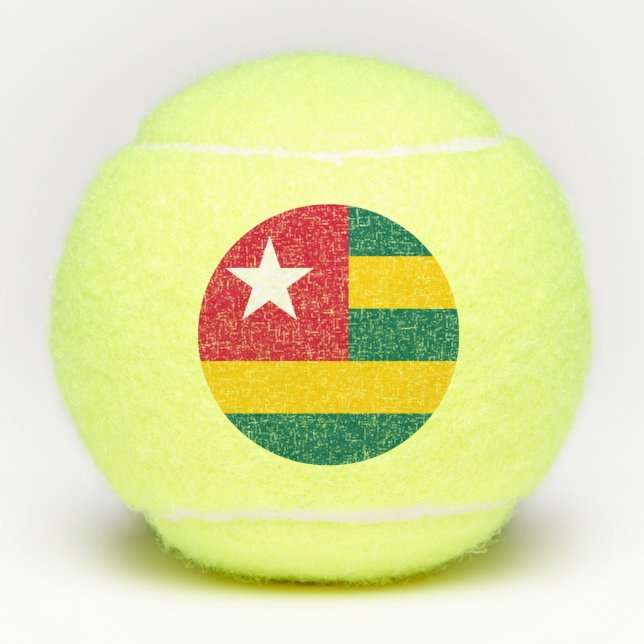 Togo flag tennis balls (Front)