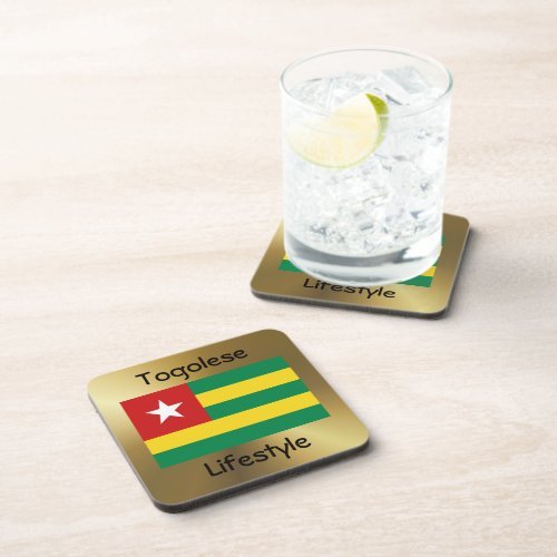 Togo FlagText Coaster