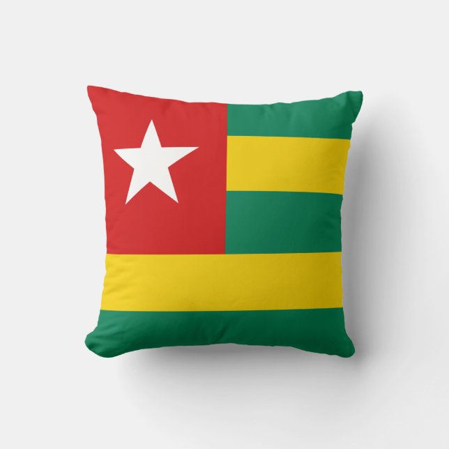Togo Flag x Flag Pillow (Front)