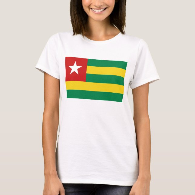 Togo Flag x Map T-Shirt (Front)