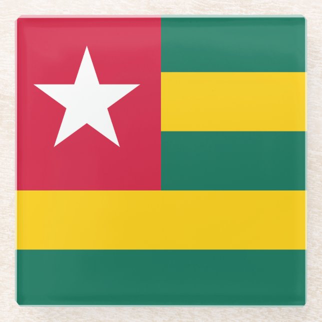 Togo Glass Coaster (Front)