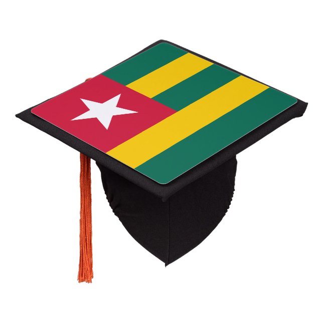 Togo Graduation Cap Topper (Angled)