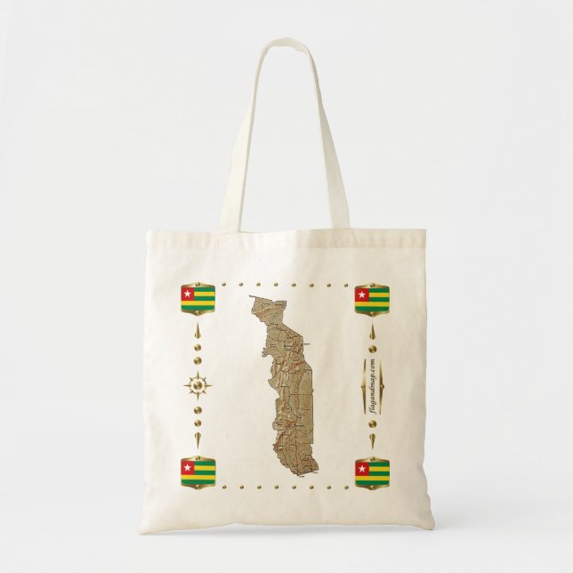 Togo Map + Flags Bag (Front)