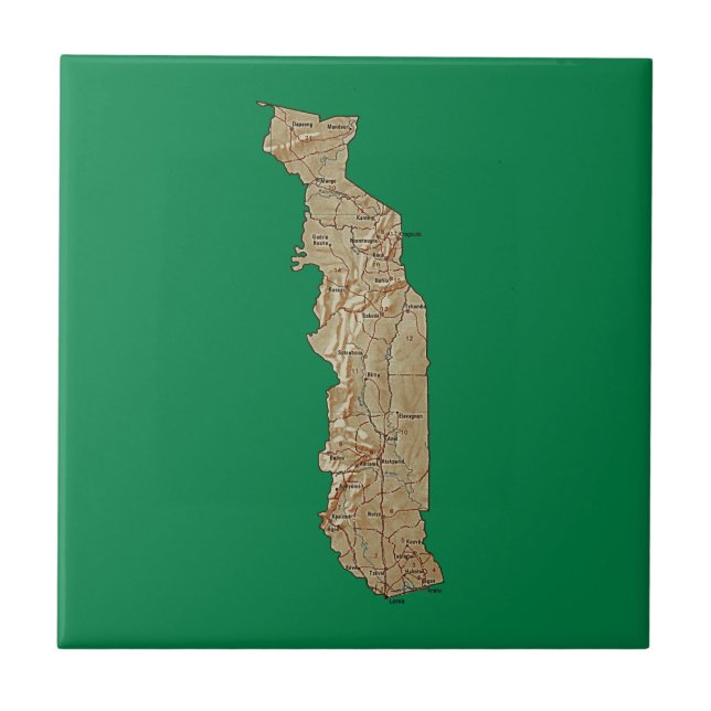 Togo Map Tile (Front)