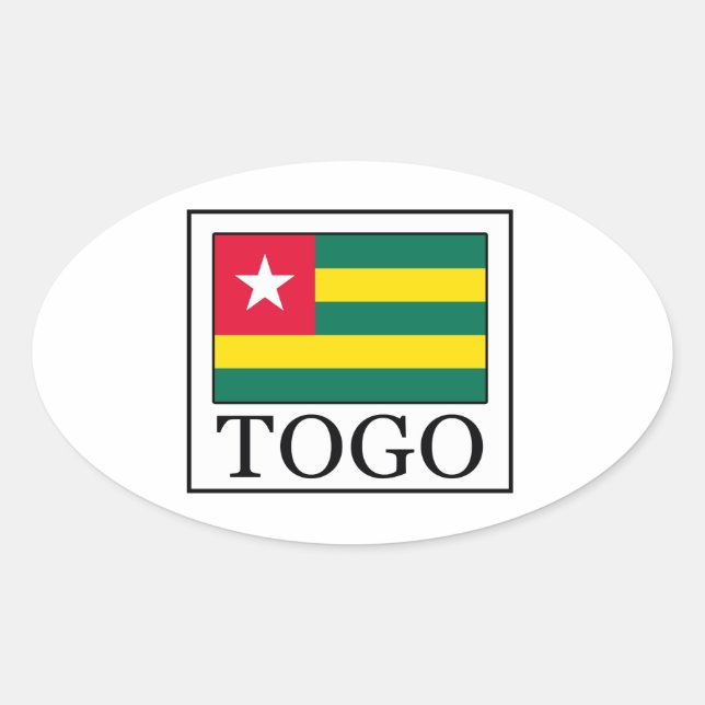 Togo Oval Sticker (Front)