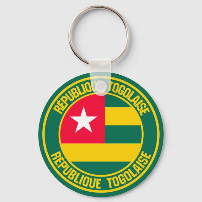 Togo Round Emblem Keychain (Front)