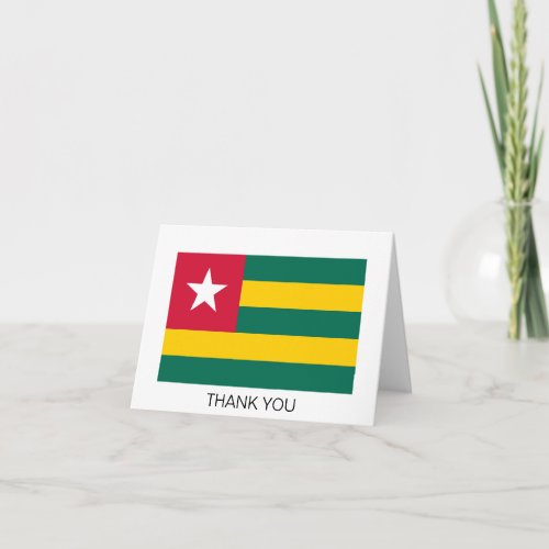 Togo Thank You Card