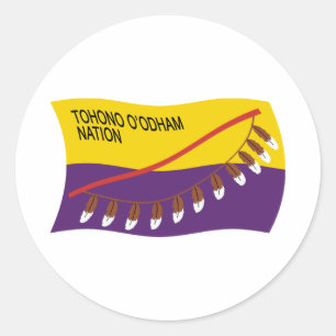 Tohono O'odham Nation Flag Sticker