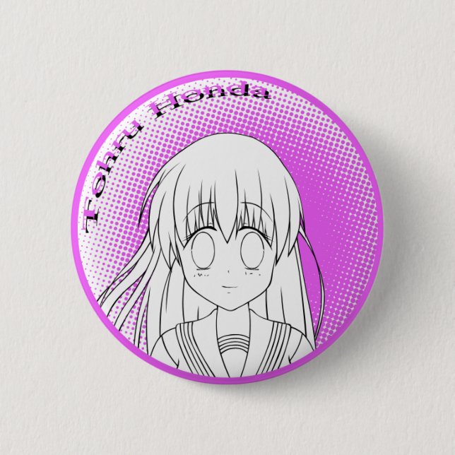 Tohru Honda Color Me Button (Front)