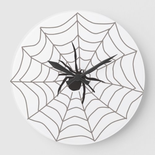 Toile daraigne Itsy Bitsy Spider Spider web spi Large Clock