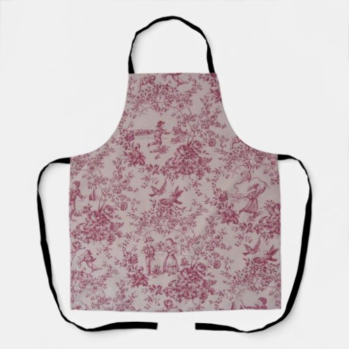 Toile de Jouy Apron