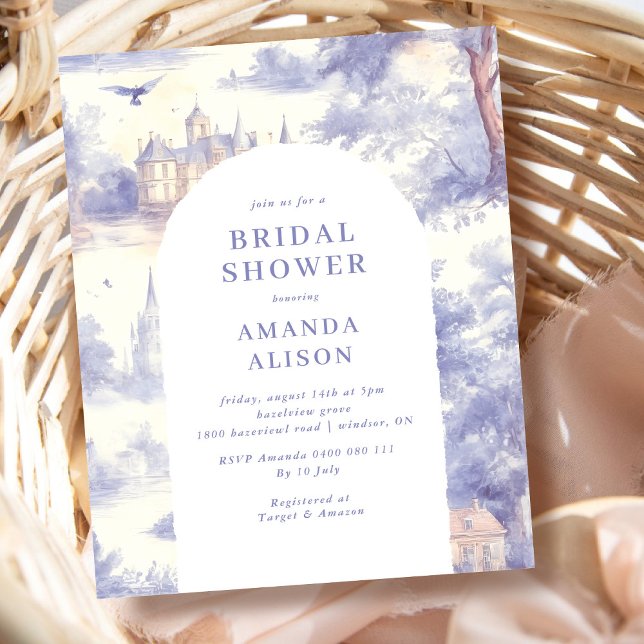 Toile de jouy Art Bridal Shower (Creator Uploaded)