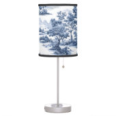 Toile de jouy ,blue china ,porcelain,blue willow  table lamp (Left)