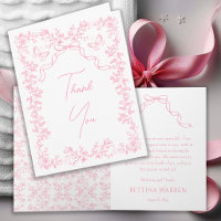 Toile de Jouy Chinoiserie Butterflies Baby Shower 