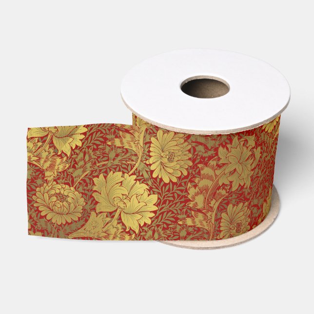 Toile de Jouy: classic and modern.  Grosgrain Ribbon (Spool)
