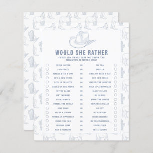 Toile De Jouy Cowboy - Would She Rather